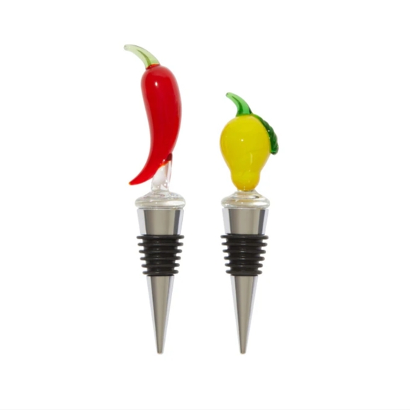 Handblown Bottle Stoppers - Sandralexandra - Picture 1 of 6